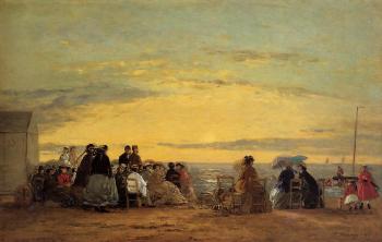 尤金 佈丹 On the Beach, Sunset 尤金 佈丹 On the Beach, Sunset